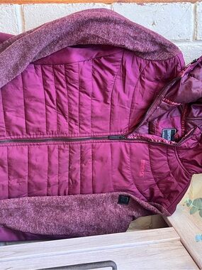 Regatta Women’s Burgundy Quilted Hybrid Jacket